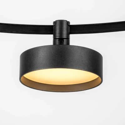 207437 Светильник 48V д/1-фазн трека DUE LED 12W 630LM 100G ЧЕРНЫЙ 3000K IP20