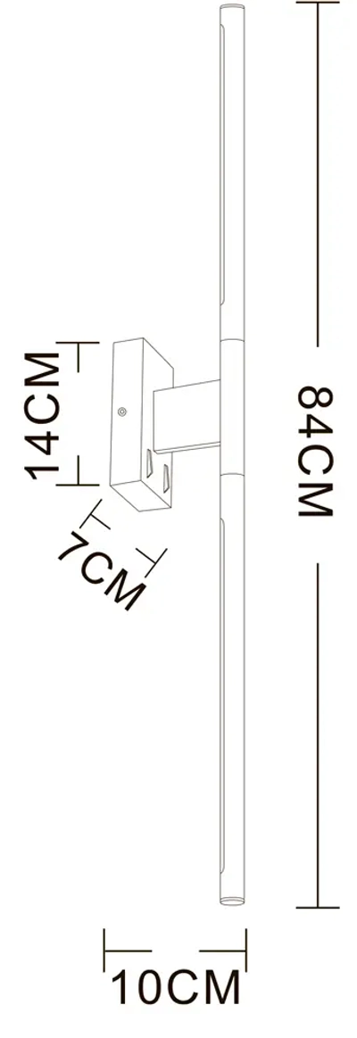 Декоративная подсветка Arte Lamp LINES A2029AP-1CC, 1хLED