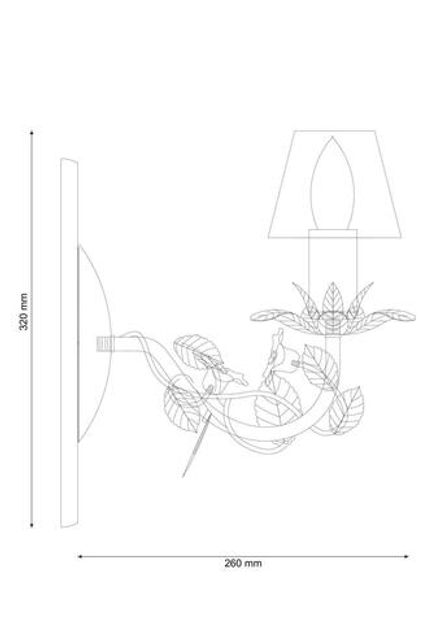 Бра Lucia Tucci Fiori di rose W107.1