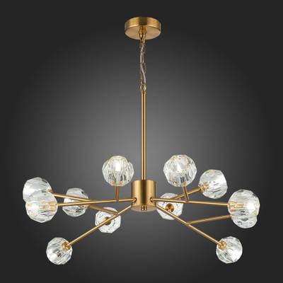 SL1166.303.12 Светильник подвесной ST-Luce Латунь/Прозрачный G9 LED 12*3W