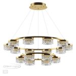 5032/96L L-VISION ODL24 447 античн.бронза/металл/акрил Люстра LED 96W 4000K 6333лм FIVRE