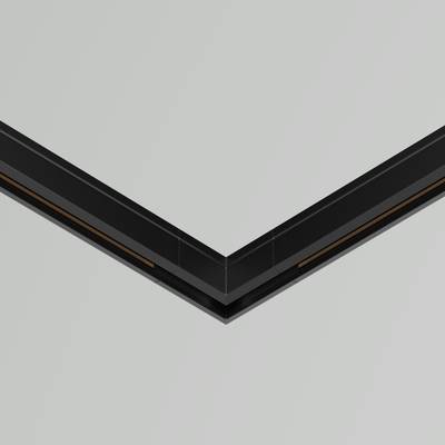 Коннектор угловой, накладной Levity, TRA184CL-11B. TM Maytoni