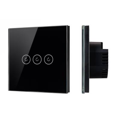 Выключатель сенсорный SWT-OMALI-S03-ZB-BK (250V, 10A, Zigbee) (Arlight, Стекло)