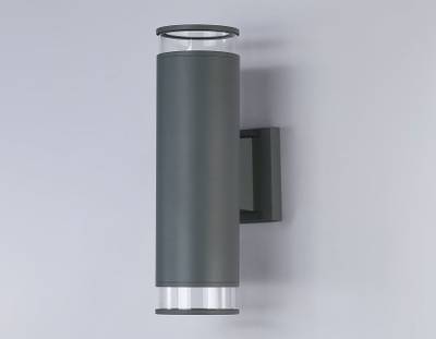 Светильник уличный настенный архитектурный ST3820/2 GR/CL серый/прозрачный IP54 GU10/2 max 35W 310*90*160