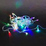 A-019 LED RGB гирлянда светодиодная 5м, прозрачный провод