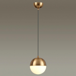 4960/1 PENDANT ODL22 393 античн.бронза/металл/белый/стекло Подвес E27 1*40W PINGA