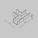 Коннектор T-образный для профиля Elasity IP, O-TR001-TC. TM Maytoni