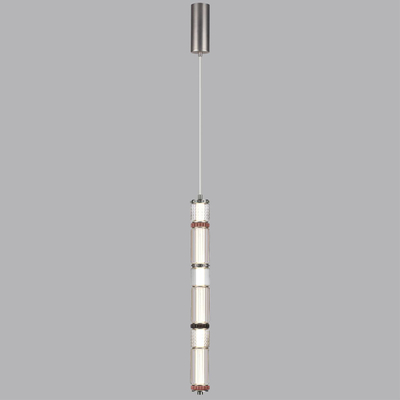 5456/18L L-VISION ODL_EX26 045 темный сатин.никель/терракот/черный Подвес LED 22W 4000K COLLIER