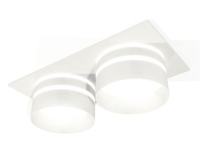 Комплект встраиваемого светильника XC7635042 SWH/FR белый песок/белый матовый MR16 GU5.3 (C7635, N7141)