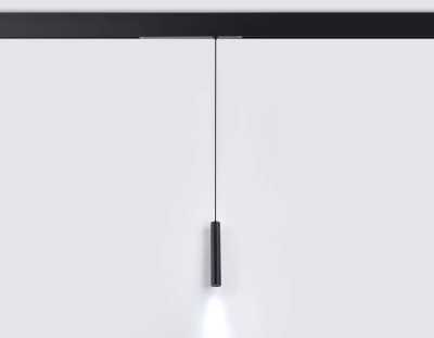 Светильник светодиодный диммируемый для шинопровода Magnetic 220V GL1432 BK черный IP20 10W 3000K-6400K 24° D35*240 H1500 (Без ПДУ)