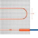 VLT01-150-8.0 Нагревательный мат VLT01-150-8.0 (ТМ Maytoni)