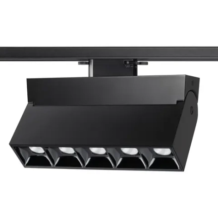 358324 PORT NT19 234 черный Светильник трековый однофазный трехжильный IP33 LED 4000К 25W 110-265V EOS