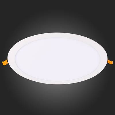 ST209.538.24 Св-к встр. Белый LED 1*24W 3000K 1 728Lm Ra80 110° IP20 D300xH8 90-265V