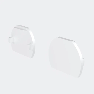 Заглушки для круглого низкопрофильного шинопровода Exility 2шт, TRAM034EC-R-41W. TM Maytoni