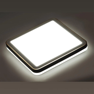 7621/DL PALE SN 162 Светильник пластик/черн./медный LED 48Вт 3000-6300K 440х440 IP43 пульт ДУ EFFA