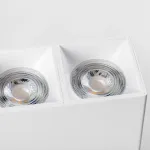 213366 Рамка (светильник) PVC д/LED-модулей 941хх и LED-ламп D50мм RULLO 2x QUAD БЕЛЫЙ Lightstar