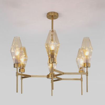 Потолочная люстра 60143/6 латунь