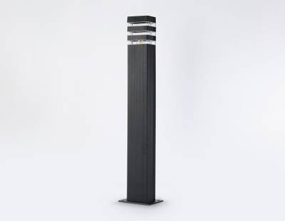 Светильник уличный ландшафтный ST2588 BK/CL черный/прозрачный IP54 E27 max 40W 110*65*800