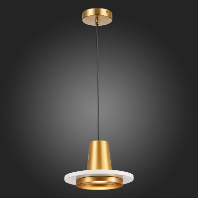 SL1212.203.01 Подвес ST-Luce Латунь/Ланунь, Белый LED 1*12W 3000K