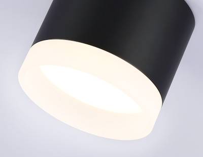 Накладной точечный светильник GX53 TN5366 BK черный GX53 D82*70