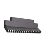 ST686.436.18 Св-к трек. Черный LED 1*18W 3000K 1 470Lm Ra&gt;90 34° IP20 L370xW26xH137 220V