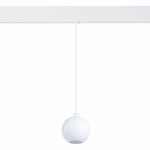 ST354.533.12 Магнитный трековый светильник подвесной белый LED 1*12W 3000K 750Lm Ra>80 36° IP20 D100xH92 48V