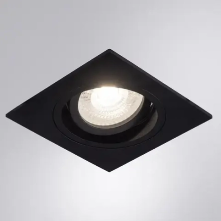 Точечный встраиваемый светильник Arte Lamp TARF A2178PL-1BK, 1хGU10