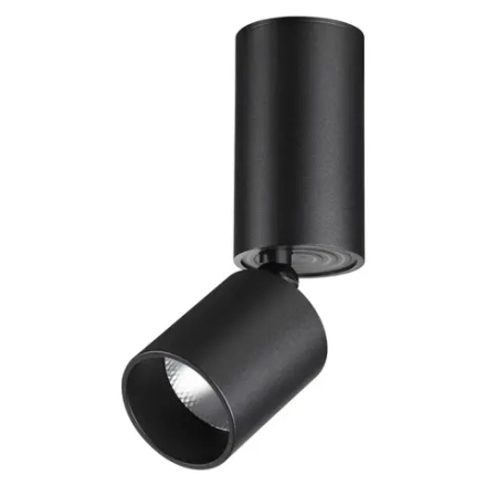 359317 OVER NT24 426 черный Светильник накладной светодиодный IP20 LED 10W 85-265V 3000K 1100Лм TUBO