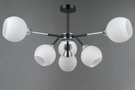 IL0715-6CSQ-24 BK CR LIBRA светильник потолочный ILLUMICO, E27х6
