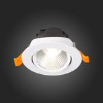 ST211.548.06.24 Св-к встр. Белый LED 1*6W 4000K 480Lm Ra80 24° IP20 D86xH50 220-240V