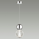 5007/7L L-VISION ODL23 573 хром/прозрачный/металл/акрил Подвес LED 7W 4000K 350Лм CRYSTAL