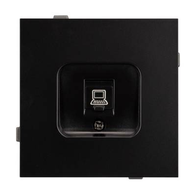 Механизм компьютерной розетки SCT-TENDO-MPC1-PL-BK (RJ-45, CAT6) (Arlight, -)