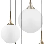 813063 Люстра GLOBO 6х40W E14 champagne gold/white Lightstar