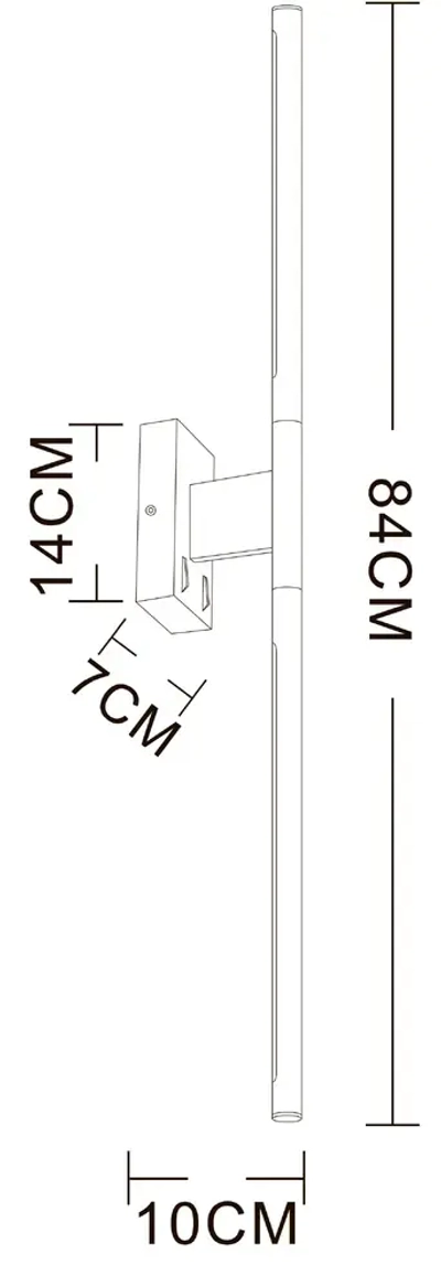 Декоративная подсветка Arte Lamp LINES A2029AP-1CC, 1хLED