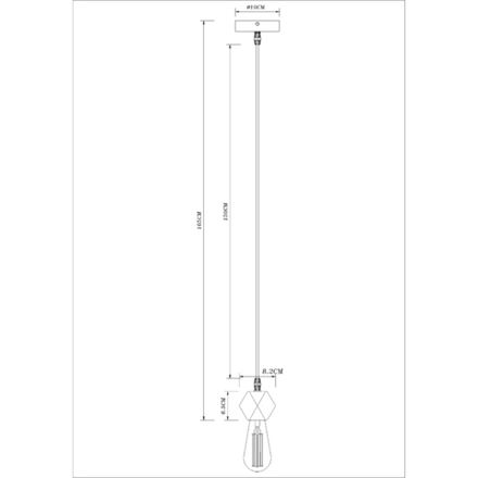Подвесной светильник Arte Lamp MARK A7049SP-1BK, 1хE27