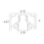 Магнитный шинопровод для натяжного потолка Arte Lamp LINEA-ACCESSORIES A474306