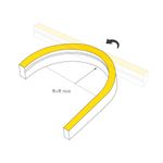 Лента герметичная MOONLIGHT-SIDE-A168-4x10mm 24V White6000 (7.2 W/m, IP65, 5m, wire x2) (Arlight, Вывод прямой, 3 года)