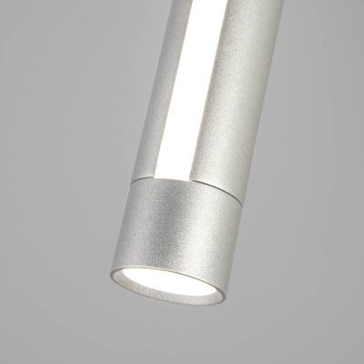 Настенно-потолочный светодиодный светильник 20084/1 LED серебро