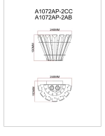 Настенный светильник Arte Lamp FLORIZEL A1072AP-2AB, 2хE14