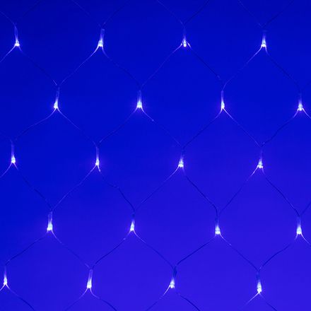 Светодиодная гирлянда ARD-NETLIGHT-HOME-1800x1500-CLEAR-180LED Blue (230V, 15W) (Ardecoled, IP20)