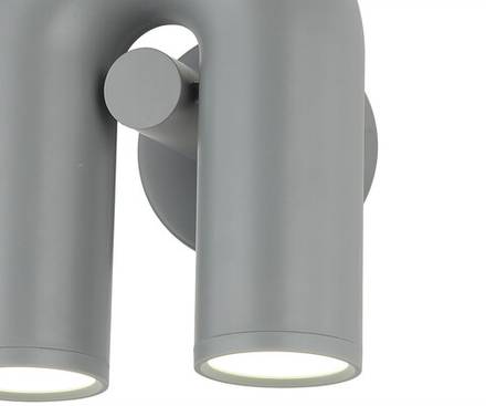08465-1,16 Бра Канти серый w20*18 h24 Led 12W (3000-6000K)