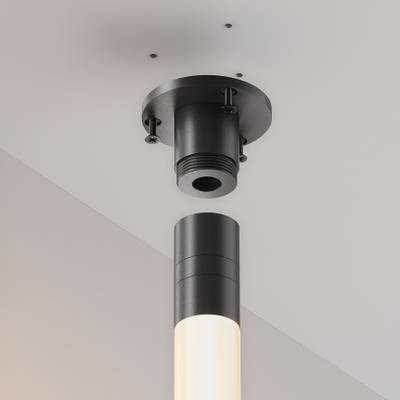 Основание для накладного монтажа системы Shelf с внешней резьбой без ввода питания, CA022BO-B. TM Maytoni