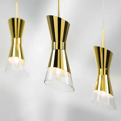 817012 Люстра STRATO 1х40W E14 ЗОЛОТО Lightstar