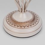 Настольная лампа в классическом стиле 10054/1 белый с золотом