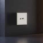 VLS002713 Накладка для розетки TV+RJ45 кат. 6, S70 (хлопок). (ТМ Maytoni)