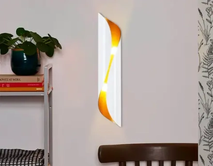 Настенный светильник FW240 WH/GD белый/золото G9/2 max 40W 400*80*100 (лампы LED G9 7W 4200K в комплекте)