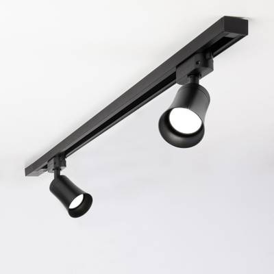 Basic System Трековый светильник GU10 Vetro Черный MRL 1001