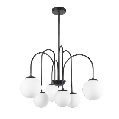 Люстра на штанге Arte Lamp MEBSUTA A1675LM-6BK, 6хE14