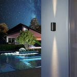 SL9516.401.01 Светильник уличный настенный ST-Luce черный/черный LED 1*10W 3000K/4000K/6500K