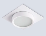 Светильник встраиваемый TN6737 WH белый IP44 GX53 110*110*57